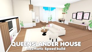 Decorating the NEW Queenslander House Aesthetic amp Modern in Adopt me [upl. by Eanad]