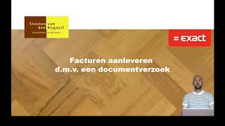 Exact Online  Facturen aanleveren dmv een documentverzoek [upl. by Ibmab411]