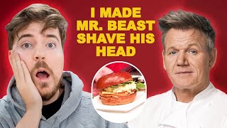 The Gordon Ramsay Sandwich That Made MrBeast Shave His Head  Scrambled [upl. by Lamhaj]