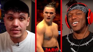 Influencers React To Jarvis vs Tom Zanetti KingPyn Boxing Tournament [upl. by Edrea]