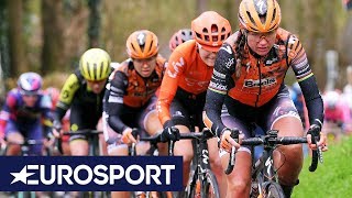 Grand Prix Le Samyn Womens Highlights  Cycling  Eurosport [upl. by Cordi983]