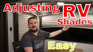 Adjusting RV Blinds [upl. by Nylirehs]