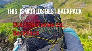 First impressions of durston kakwa 55l backpack [upl. by Nomahs261]