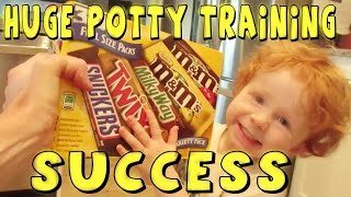 HUGE POTTY TRAINING SUCCESS [upl. by Euqnom76]