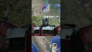 I found the statue of Optimus Prime on Google Earth shorts map googleearth ytshortsvideo [upl. by Ahsinak511]