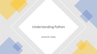 Understanding Python Lesson 62  cmaes [upl. by Ynad203]