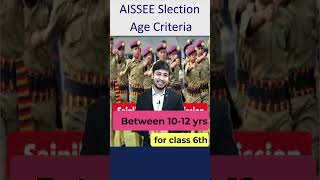 AISSEE 2025 Age Criteria for Class 6 amp Class 9 [upl. by Acissey]