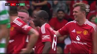 Wayne Rooney incredible Free kick vs Celtic  Legends match [upl. by Yensehc133]