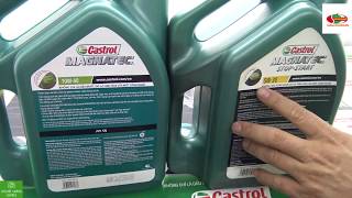 So sánh nhớt Castrol Magnatec 5W30 và 10W40 Nên xài nhớt nào [upl. by Adnohs756]