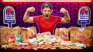 THE ENTIRE TACO BELL MENU CHALLENGE [upl. by Romanas278]