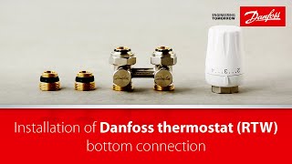 How to install a Danfoss thermostat RTW Sensor [upl. by Llertak]