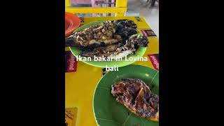 Ikan bakar in Lovina Bali music song lyrics cover food [upl. by Arerrac42]