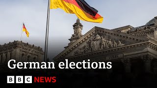 German elections polls open for voters as far right AfD eyes gains  BBC News [upl. by Luahs871]