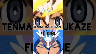 Tenma Matsukaze 𝙑𝙎 Fei Rune inazumaeleven inazuma anime otaku shorts [upl. by Ettenirt]