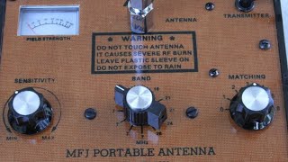 Antenna MFJ 1621 per qrp e uso portatile [upl. by Dimphia20]