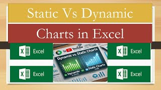 Dynamic vs Static Charts in Excel  Excel Charts in UrduHindi [upl. by Elletsyrk]