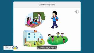 Quand Je vais à lécole  Chanson de lécole en francais pour les enfant [upl. by Edi]