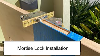 Mortise lock installation in Nashville [upl. by Lordan]