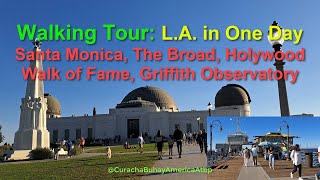 Doing LA in a Day Santa Monica The Broad Hollywood Griffith amp more BuhayAmericaCurachaAtbp [upl. by Eirased681]