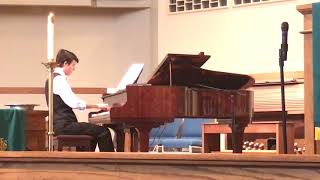 Sing Hallelujah Brandon Wilcox on Piano Arranged by Mark Hayes Ooltewah United Methodist Church [upl. by Roze141]