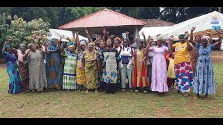 COTE DIVOIRE ACT 2 GRANDE MOBILISATION DES FEMMES DE MODESTE POUR L AMBASSADEURE DES ETATUNIS [upl. by La562]