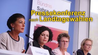 Wagenknecht zu BSWWahlerfolgen „Schlechte Regierungen werden wir nicht mit unterstützen“ [upl. by Jyoti]