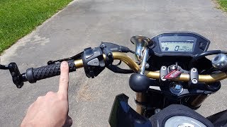 How to Countersteer  ONE FINGER Demonstration [upl. by Masson]