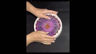 Started as a fairy flower bloom in epoxy resin art crafts trending painting [upl. by Fulbright340]