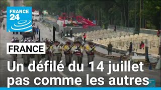 France  un défilé du 14 juillet pas sur les ChampsÉlysées mais avec la flamme olympique [upl. by Lithea]