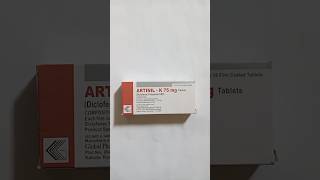 Artinil k  Diclofenac Potassium  75 mg Tablets price [upl. by Areivax563]