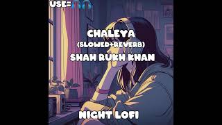 Chaleya slowed and reverb ShahRukhkhan Night lofi [upl. by Ecinaj]