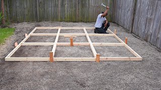 Making Extra Large Concrete Pavers  DIY concrete patio [upl. by Irret]