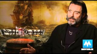 Ian McShane talks Pirates Of The Caribbean  On stranger Tides [upl. by Cira]