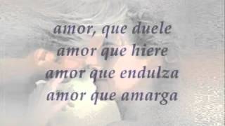 MYRIAM HERNANDEZ Peligroso amor LETRA [upl. by Aliuqaj]