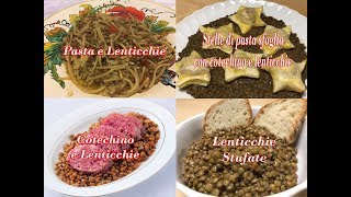 4 Idee Facili con Lenticchie e Cotechino per il Cenone di Fine Anno [upl. by Aneg]