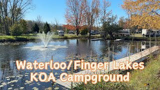 Waterloo Finger Lakes KOA Campground  Waterloo NY [upl. by Htur]