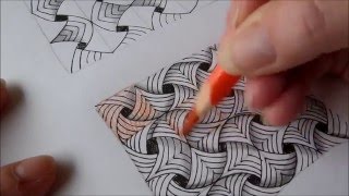 How to draw tanglepattern Flip Flap [upl. by Eico243]