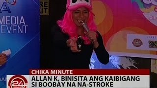 24 Oras Allan K binisita ang kaibigang si Boobay na nastroke [upl. by Easlehc]