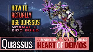 Warframe  Heart of Deimos  Quassus Normal  Eidolon Build [upl. by Atil]