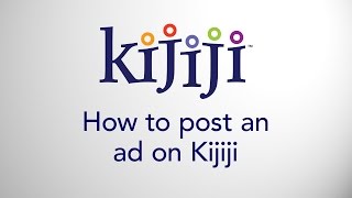 How to Post an Ad on Kijiji [upl. by Suivatna]