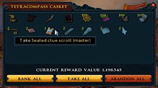 Loot From 10 Tetracompass  Hunt for Guildmaster Tonys mattock 1 Archaeology Runescape 3 [upl. by Nies785]