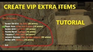 CS 16 ZP MOD How To Create VIP Extra Items Tutorial [upl. by Ball335]