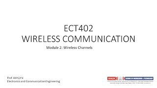 Pathloss and Shadowing Part 1 M2 Wireless Communication [upl. by Lledrev279]