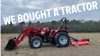 Mahindra 5145 Tractor  WE BOUGHT A TRACTOR [upl. by Lucho]