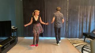 Learn Shim Shag Routine breakdown Collegiate Shag Mary amp Christoffer [upl. by Dougy]