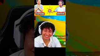 Tonde Gamer Vs Amit Bhai 🤯DesiGamers TondeGamer GyanGaming 😱freefire ffshortsffgamer 🔥 [upl. by Darcie]