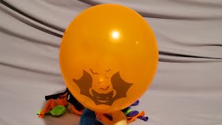 INFLATING AND DEFLATING FUN HALLOWEEN BALLOONS PART 2 [upl. by Renell680]