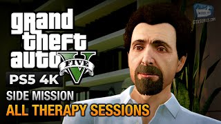 GTA 5 PS5  Michaels Therapy Sessions amp Dialogues Dr Friedlander [upl. by Zela475]