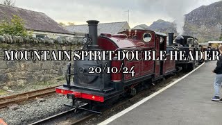 Ffestiniog Railway Double header to Blaenau Ffestiniog  201024 [upl. by Winou715]