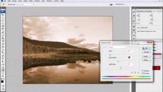 Make a Photo Sepia Toned  Photoshop  MyMediaTutorialscom [upl. by Sladen867]